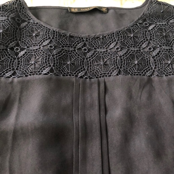 Zara Lace Detail Blouse - Picture 3 of 9